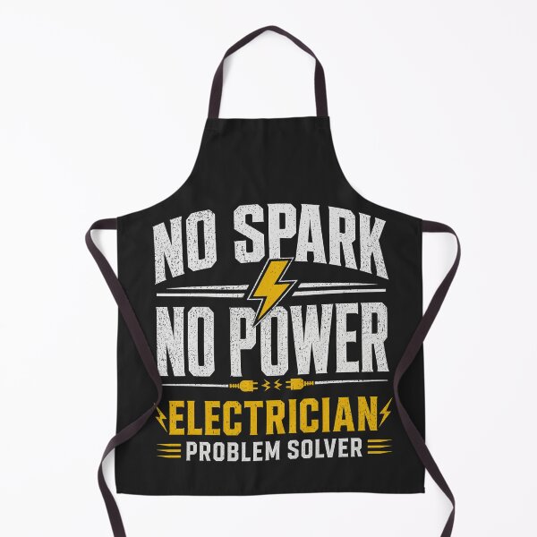 Item preview, No Spark No Power Electrician Funny Shirt designed and sold by Drip5.