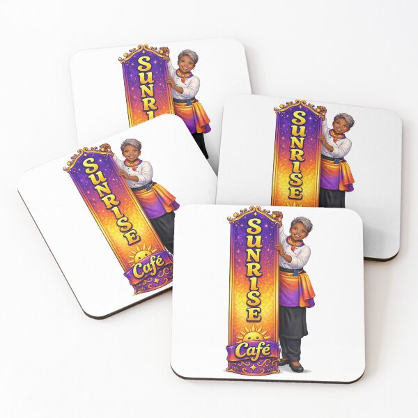Item preview, Sunrise cafe banner designed and sold by TimesTwoAngela.