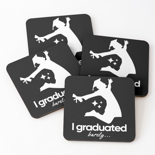 Item preview, I Graduated... Barely designed and sold by SkywovenStudios.