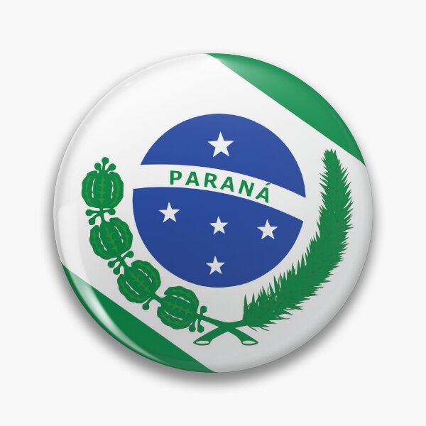 Item preview, Parana Square Flag Brazil State Emblem designed and sold by NTGUILTY.