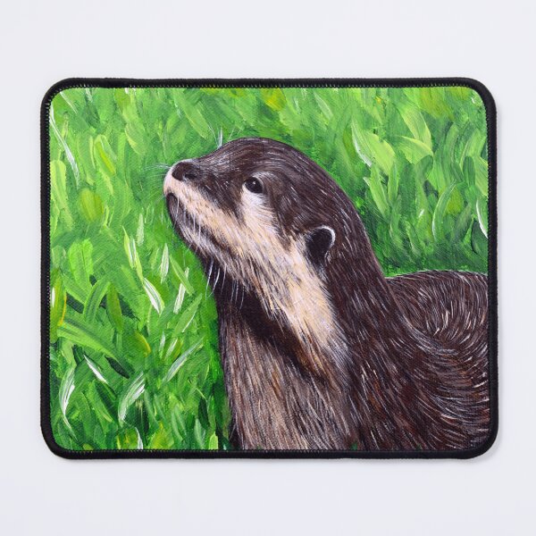 Item preview, Little River Otter Painting designed and sold by Art by Kirsten Sneath.