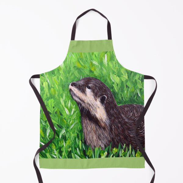 Item preview, Little River Otter Painting designed and sold by Art by Kirsten Sneath.