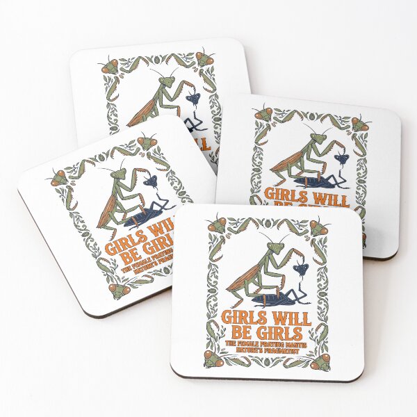 Item preview, Girls Will Be Girls Praying Mantis Nature designed and sold by TeeARTHY.