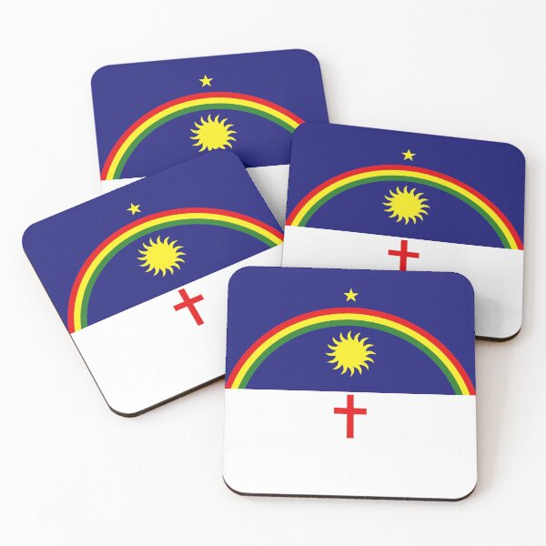 Item preview, Pernambuco Square Flag Brazil State Emblem designed and sold by NTGUILTY.