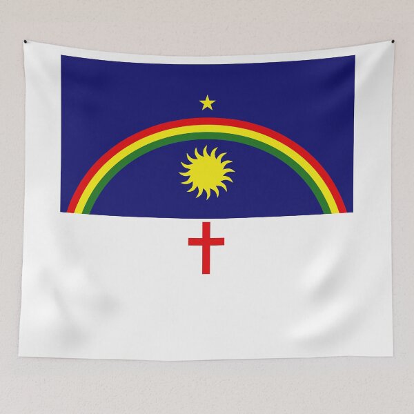 Item preview, Pernambuco Square Flag Brazil State Emblem designed and sold by NTGUILTY.