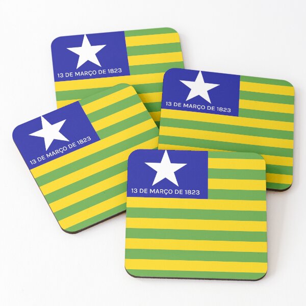 Item preview, Piaui Square Flag Brazil State Emblem designed and sold by NTGUILTY.