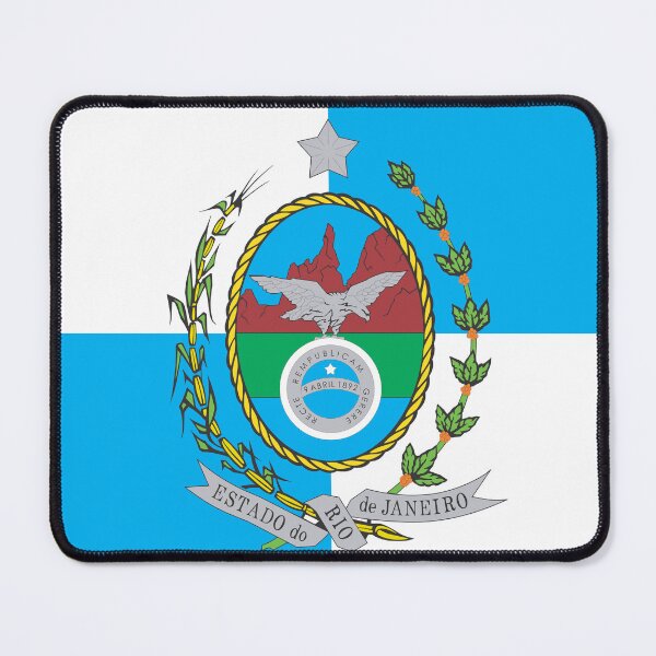 Item preview, Rio de Janeiro Square Flag Brazil State Emblem designed and sold by NTGUILTY.