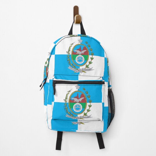 Item preview, Rio de Janeiro Square Flag Brazil State Emblem designed and sold by NTGUILTY.