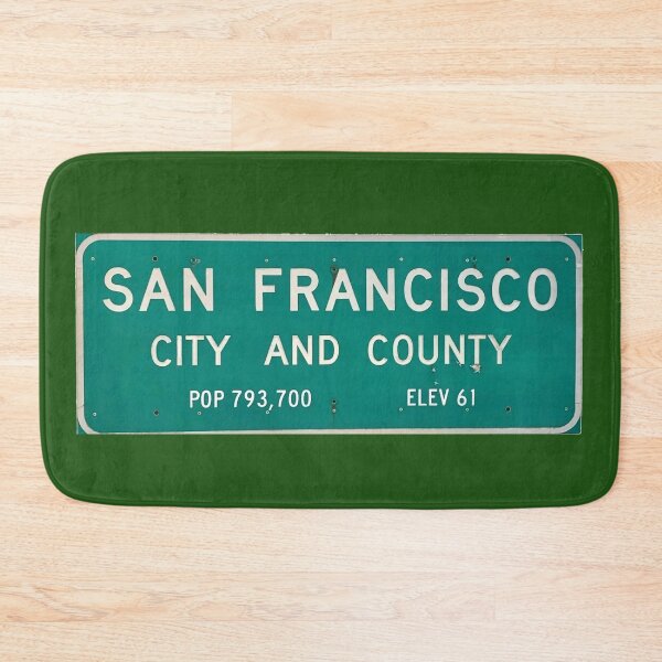 Item preview, Capture the iconic feel of San Francisco with this classic city sign design. Inspired by real roadside and city limit signage. designed and sold by PIXEL POP DESIGNS - Beyond the Norm!.