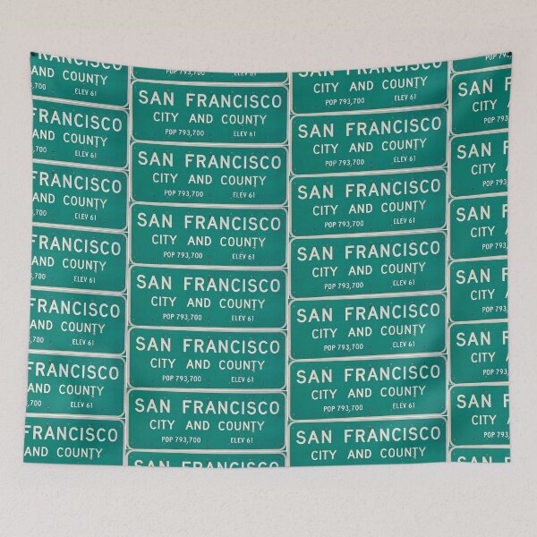Item preview, Capture the iconic feel of San Francisco with this classic city sign design. Inspired by real roadside and city limit signage. designed and sold by PIXEL POP DESIGNS - Beyond the Norm!.
