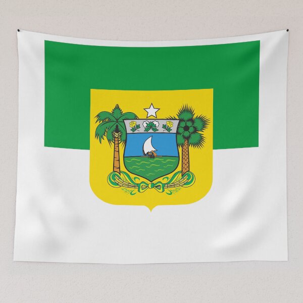 Item preview, Rio Grande do Norte Square Flag Brazil State designed and sold by NTGUILTY.