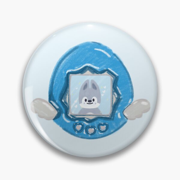 Item preview, SKZOO | Wolfchan Tamagotchi - Blue edition designed and sold by an-seven.