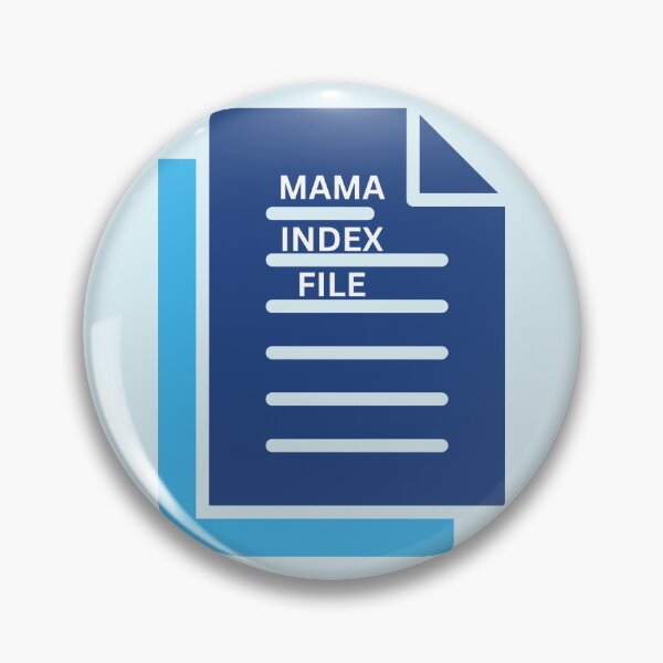 Item preview, Mother’s Day - MAMA INDEX FILE. designed and sold by JurateArt-DK.