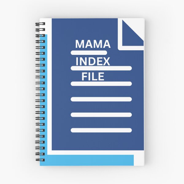 Item preview, Mother’s Day - MAMA INDEX FILE. designed and sold by JurateArt-DK.