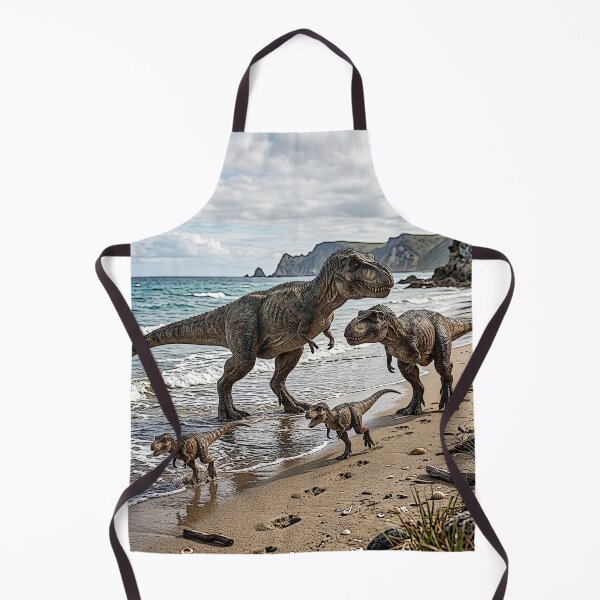 Item preview, Dinosaurs roaming on a beach   designed and sold by Infopreneur1231.