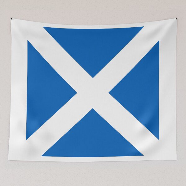 Item preview, Scotland Square Flag Saltire Saint Andrews Cross designed and sold by NTGUILTY.