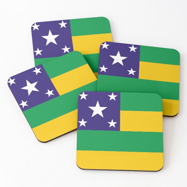 Item preview, Sergipe Square Flag Brazil State Emblem designed and sold by NTGUILTY.