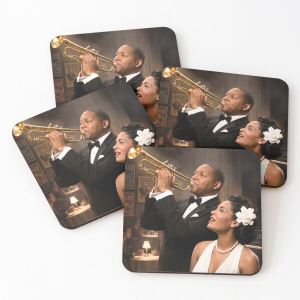 Item preview, Jazz Legends – Billie Holiday & Wynton Marsalis  designed and sold by DBM Photo Art 1.