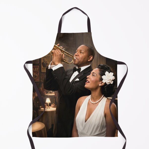 Item preview, Jazz Legends – Billie Holiday & Wynton Marsalis designed and sold by DBM Photo Art 1.