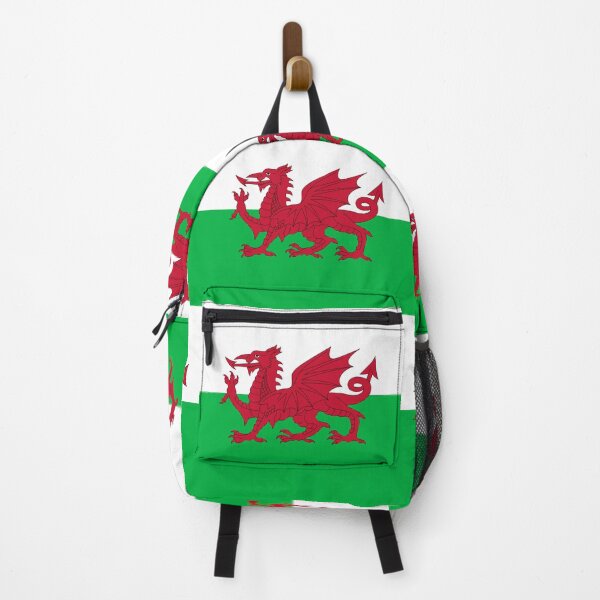 Item preview, Wales Square Flag Welsh Dragon Y Ddraig Goch designed and sold by NTGUILTY.
