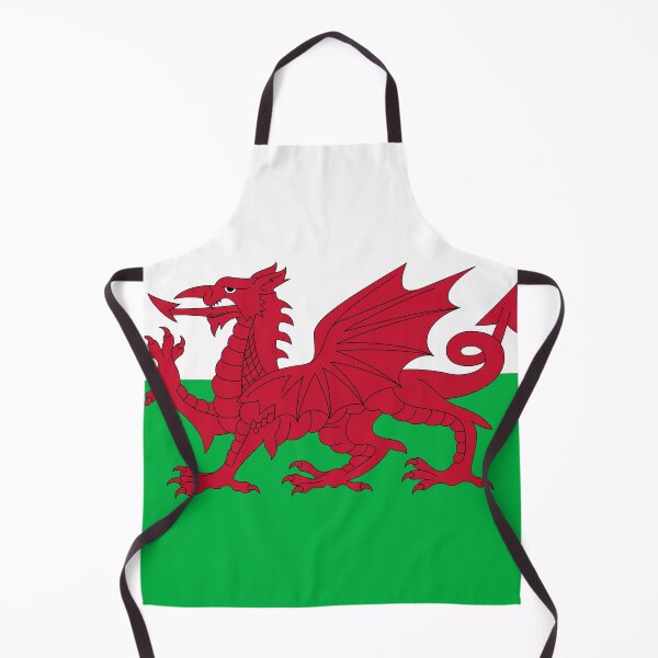 Item preview, Wales Square Flag Welsh Dragon Y Ddraig Goch designed and sold by NTGUILTY.