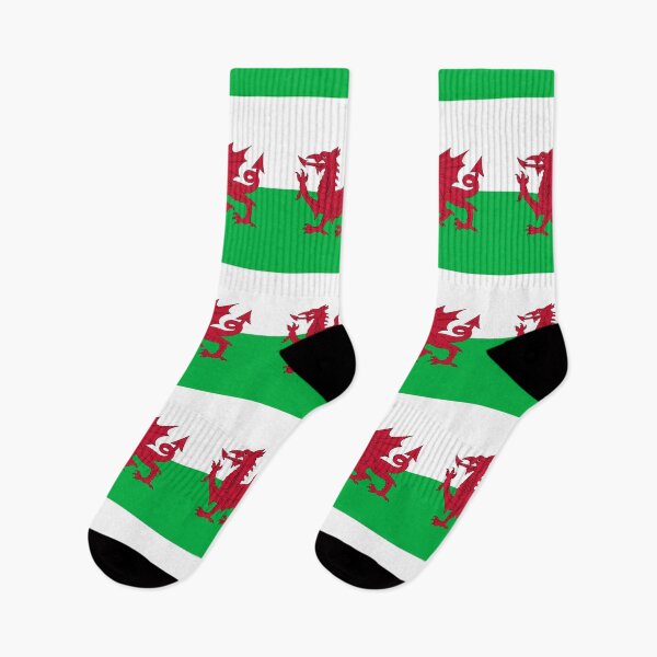 Item preview, Wales Square Flag Welsh Dragon Y Ddraig Goch designed and sold by NTGUILTY.