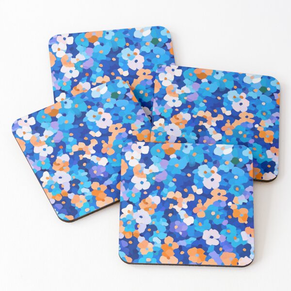 Item preview, Abstract Vibrant Watercolor Flowers designed and sold by giftedessence.