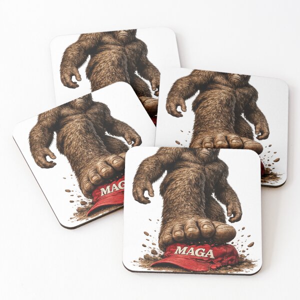 Item preview, Bigfoot crushes maga designed and sold by Antifascist.