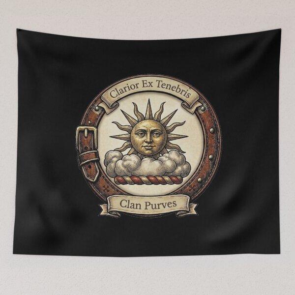 Item preview, Clan Purves Crest designed and sold by BagTown Clans.