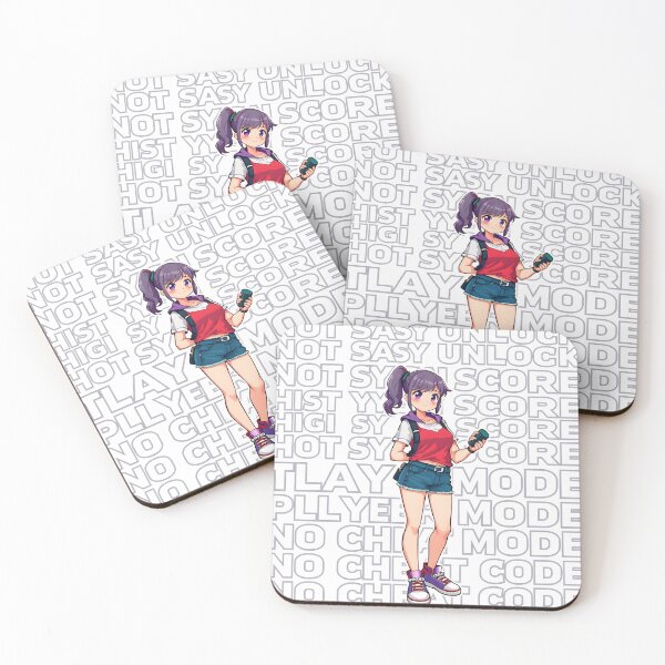 Item preview, Not Easy Unlock – Pixel Gamer Babe designed and sold by Dhenin Studio.