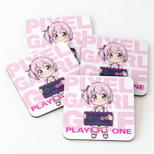 Item preview, Pixel Perfect Babe – Neon Arcade Pixel Girl designed and sold by Dhenin Studio.
