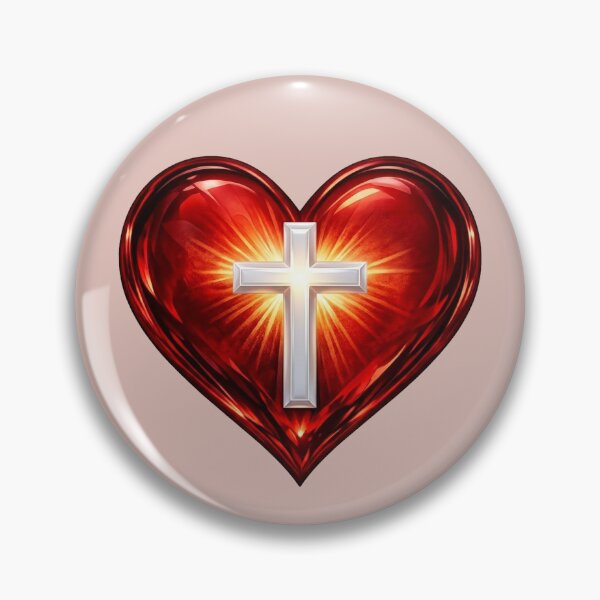 Item preview, Cross and Heart  designed and sold by BELIEVERS with STYLE.