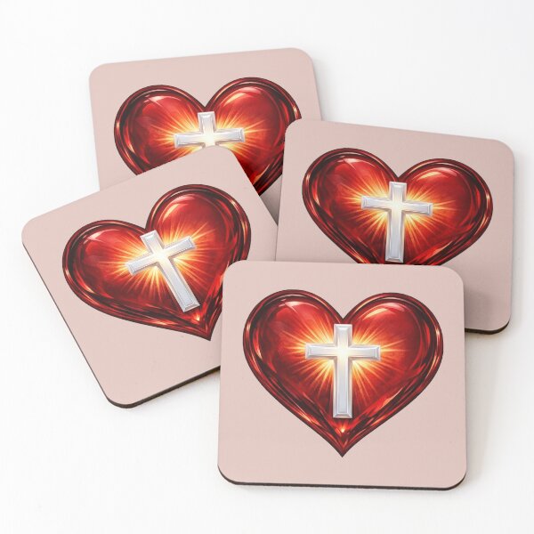 Item preview, Cross and Heart  designed and sold by BELIEVERS with STYLE.