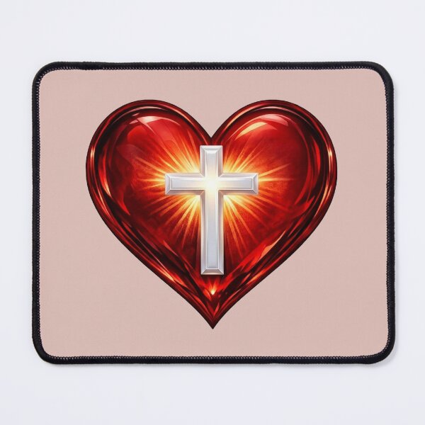 Item preview, Cross and Heart designed and sold by BELIEVERS with STYLE.