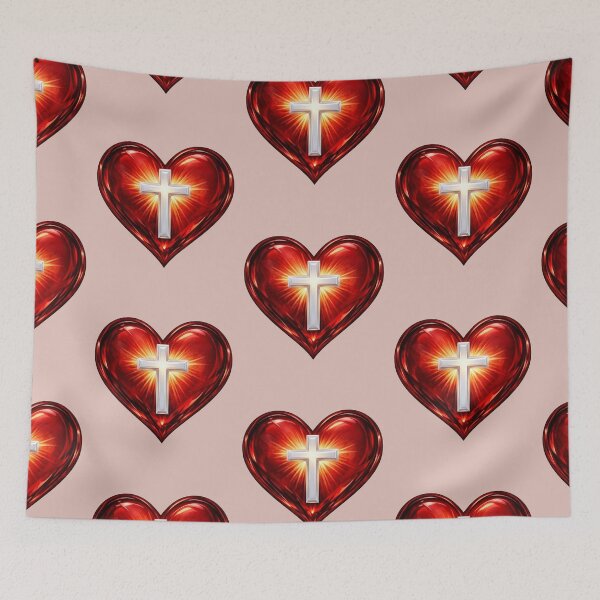 Item preview, Cross and Heart  designed and sold by BELIEVERS with STYLE.