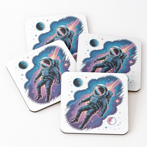 Item preview, Retro Astronaut Galaxy designed and sold by midwestglory.