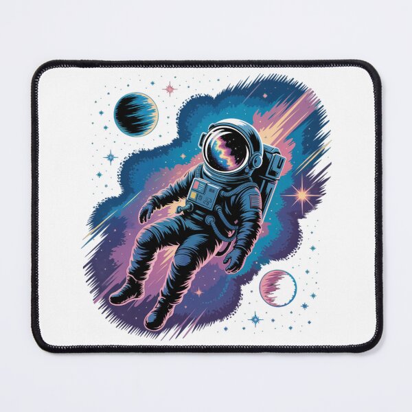 Item preview, Retro Astronaut Galaxy designed and sold by midwestglory.