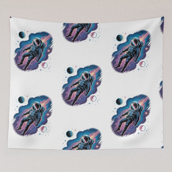 Item preview, Retro Astronaut Galaxy designed and sold by midwestglory.