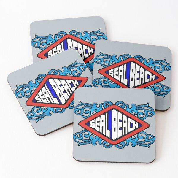 Item preview, Seal Beach California retro sign designed and sold by studioss76.