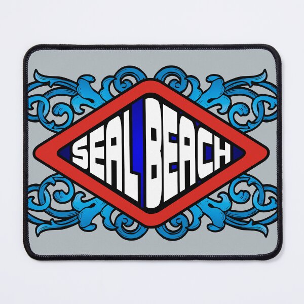 Item preview, Seal Beach California retro sign designed and sold by studioss76.