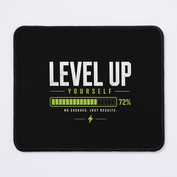 Item preview, Level Up Yourself T-Shirt – Gym Motivation Shirt, Fitness Gaming Tee, Workout Progress Bar Shirt, No Excuses Fitness Apparel designed and sold by ironstudio1.
