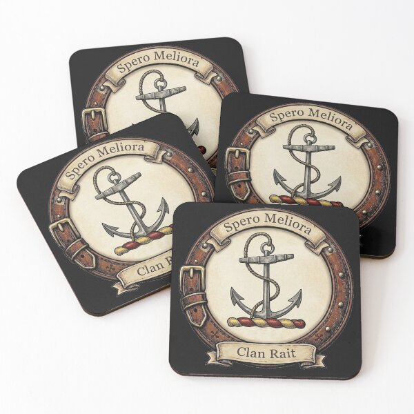 Item preview, Clan Rait Crest designed and sold by BagTown Clans.