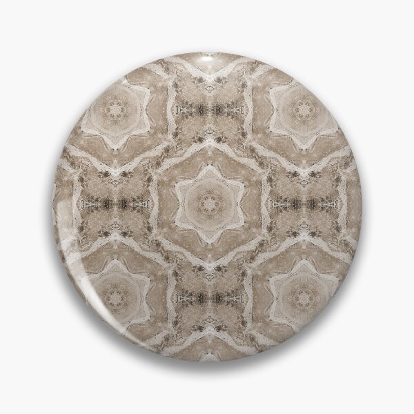 Item preview, Boho Hexagon Mandala Pattern in Beige Brown designed and sold by Artistestella.