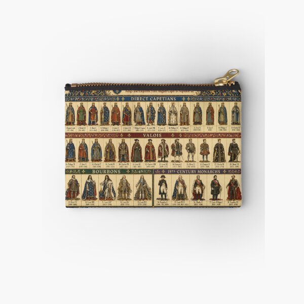 Item preview, Kings and Emperors of France Poster. Les Monarques de France – Chronologie Royale Illustrée designed and sold by MagicStrawberry.