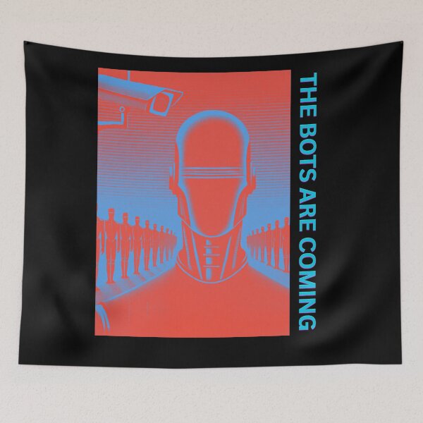 Item preview, Powered by AI Robot Design Futuristic Artificial Intelligence Tech Aesthetic Machine Learning Cyberpunk Graphic designed and sold by TEEJAMBOREE.