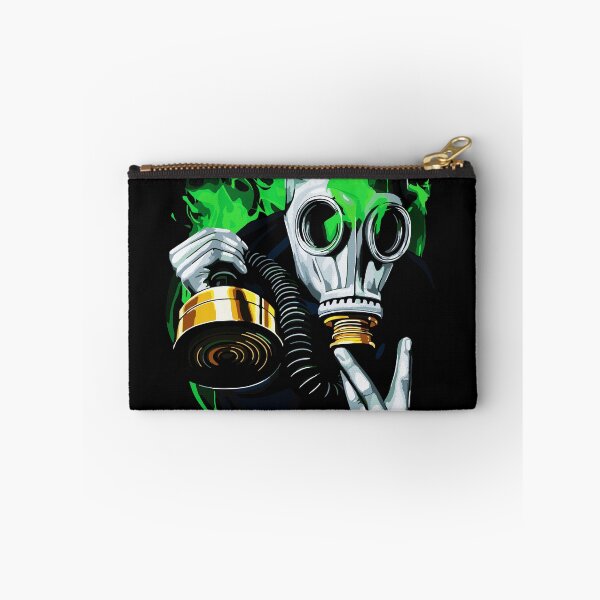 Item preview, Gas Mask Green Smoke Toxic Art designed and sold by RamyGallery.