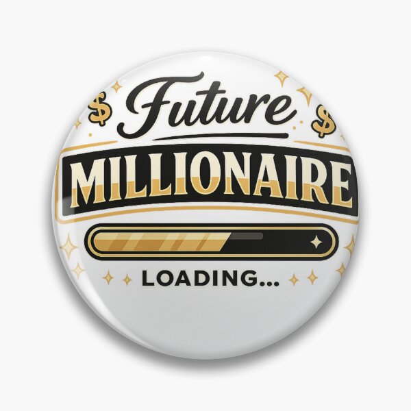 Item preview, Future Millionaire Loading – Luxury Money Mindset Motivational Quote Gold Aesthetic designed and sold by RepRepublic.