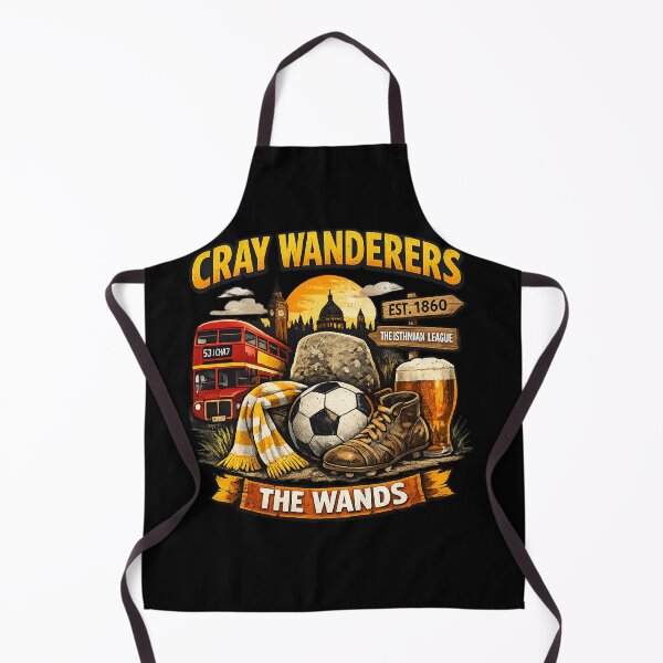 Item preview, Cray Wanderers Vintage Design Non League Football Fan Shirt designed and sold by GarnerSupplyCo.