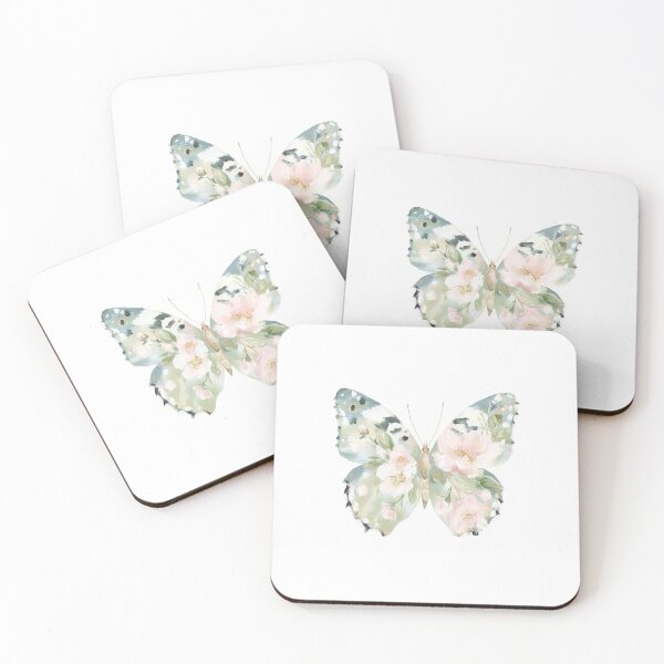 Item preview, Abstract Watercolor Floral Butterfly  designed and sold by giftedessence.