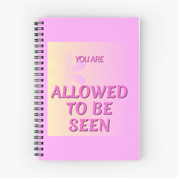 Item preview, You Are Allowed To Be Seen - Affirmation designed and sold by LAJdesigns.